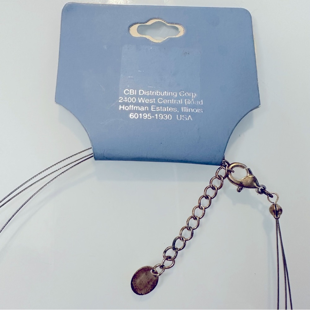 Y2K ICING by Claire’s 3 Strand Wire Choker with Genuine Crystal - Picture 11 of 16